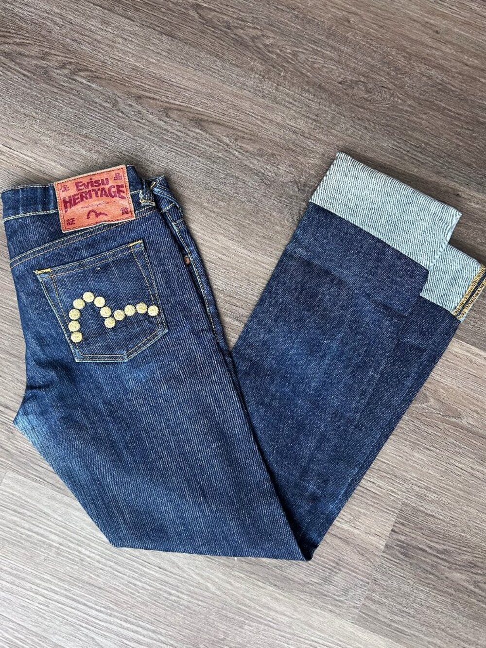 Evisu Hertiage Straight Bootcut Jeans - Picture 6 of 6